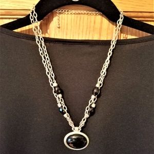 Black & Silver Necklace